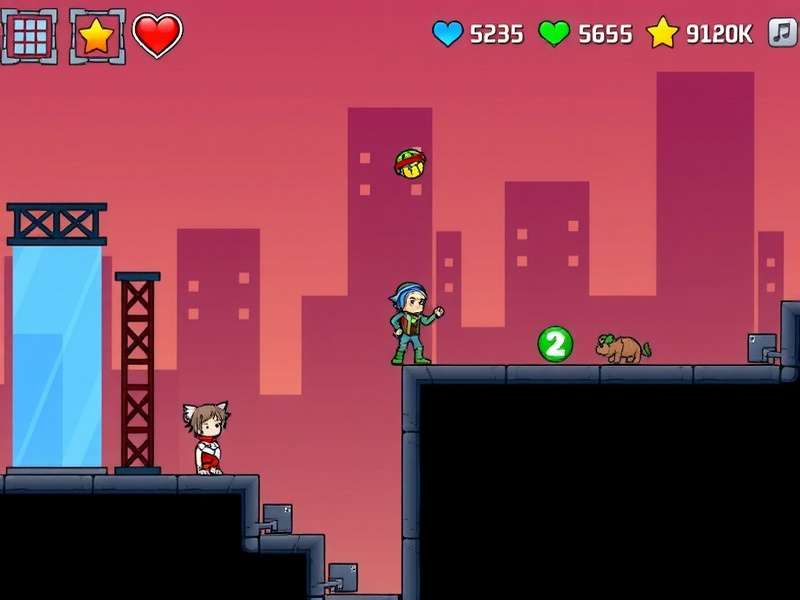 Bangalore Pixel Leap gameplay screenshot